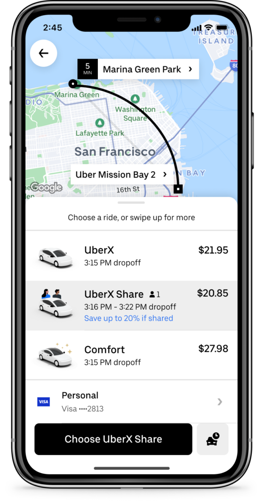 UberX Share