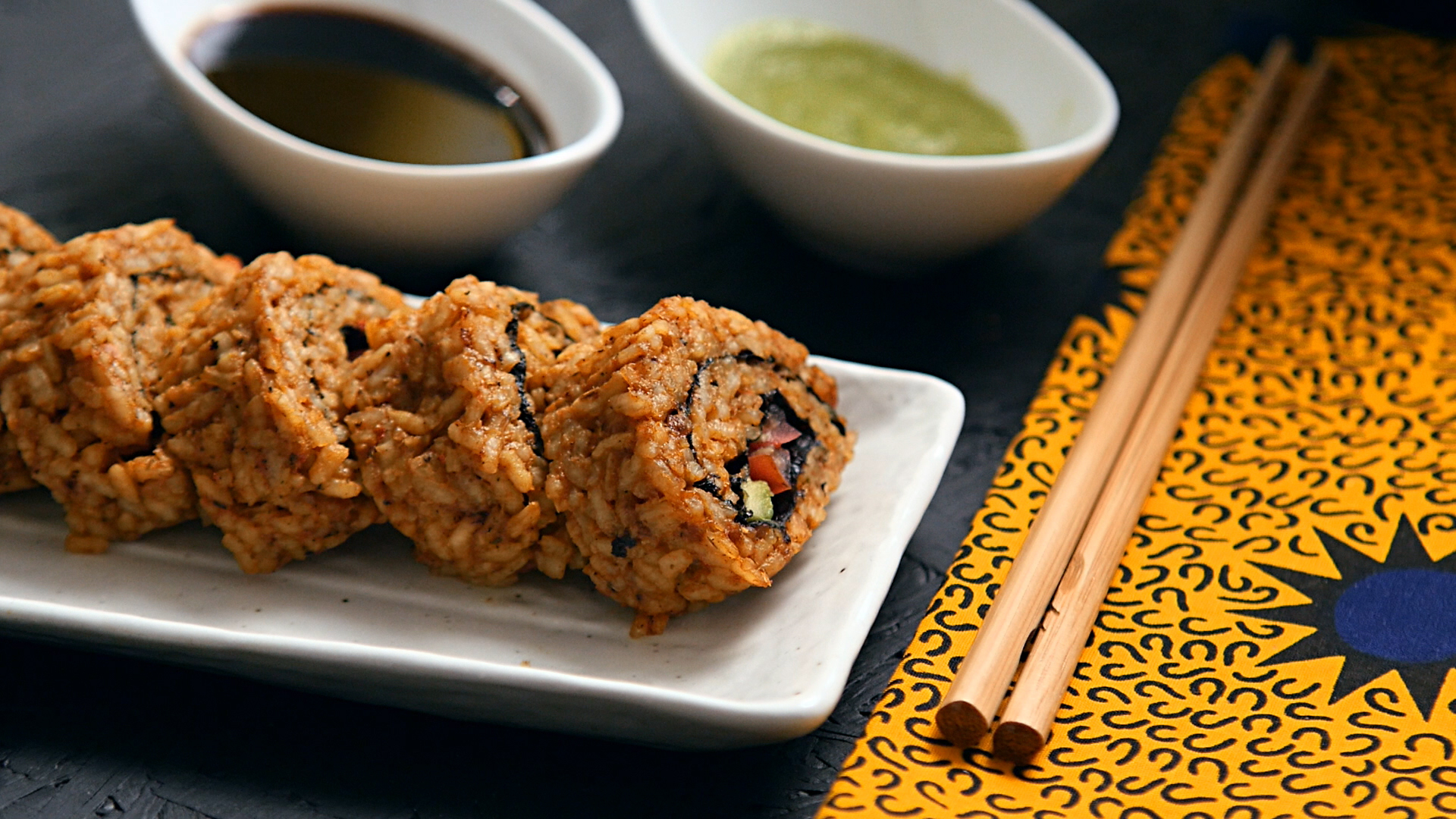 Travel Noire Eats And Recipes: Jollof Rice Sushi