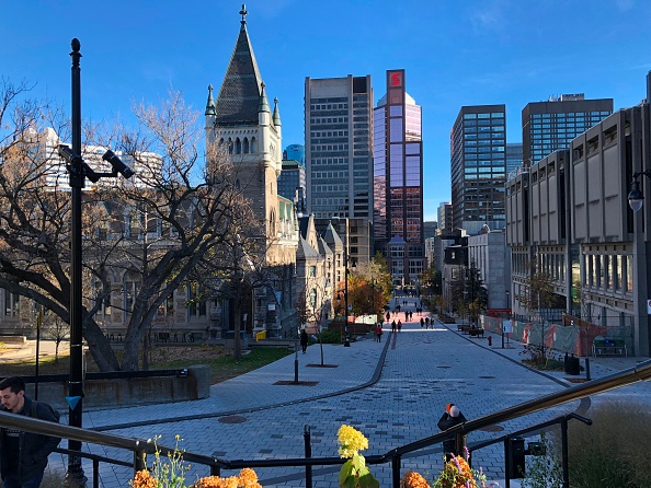 where was falling like snow flakes filmed Pictured: Canada University.