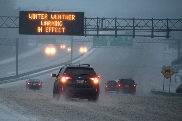 Major Snow And Ice Storm Pummels Southeast U.S.