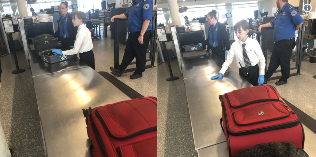 Kid TSA Agent Seen Checking Luggage: Is It Actually Funny?