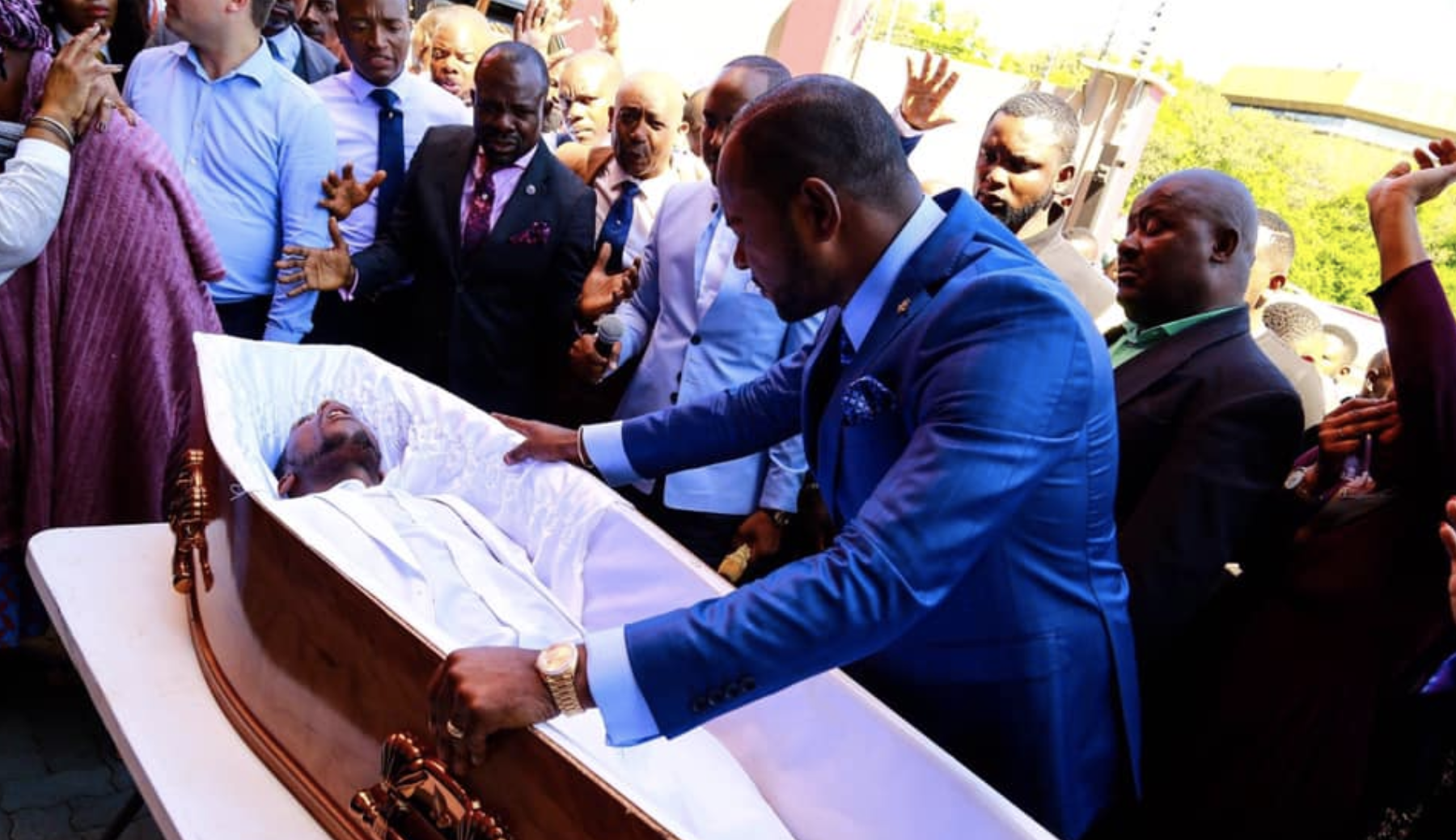 South African Pastor Mocked Online After Performing 'Resurrection' At Funeral