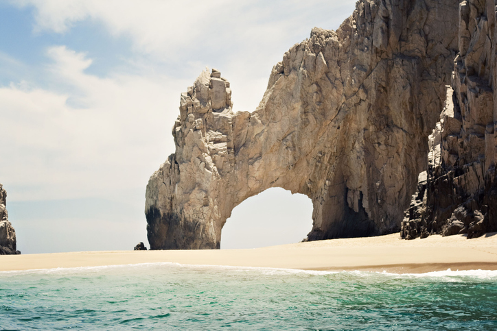 beautiful cliff formations in cabo san lucas
