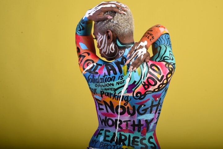 This Black Artist Is Addressing Mental Health Through Her Hand-Painted Creations
