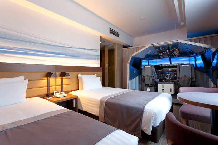 This Japanese Hotel Room Will Have Its Own Flight Simulator