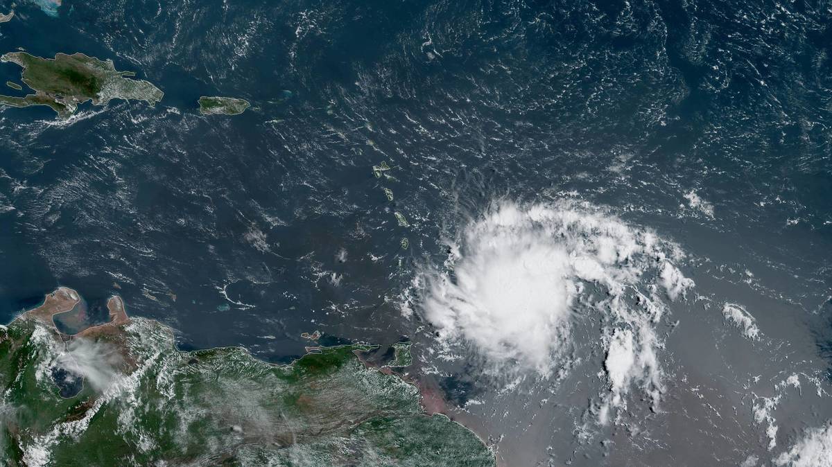 Massive Tropical Rainstorm Is On The Path To The Caribbean