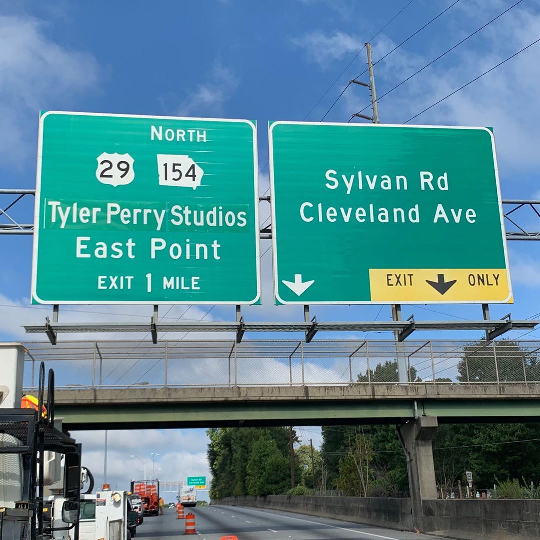 Tyler Perry Studios Gets New Highway Signs In South Atlanta