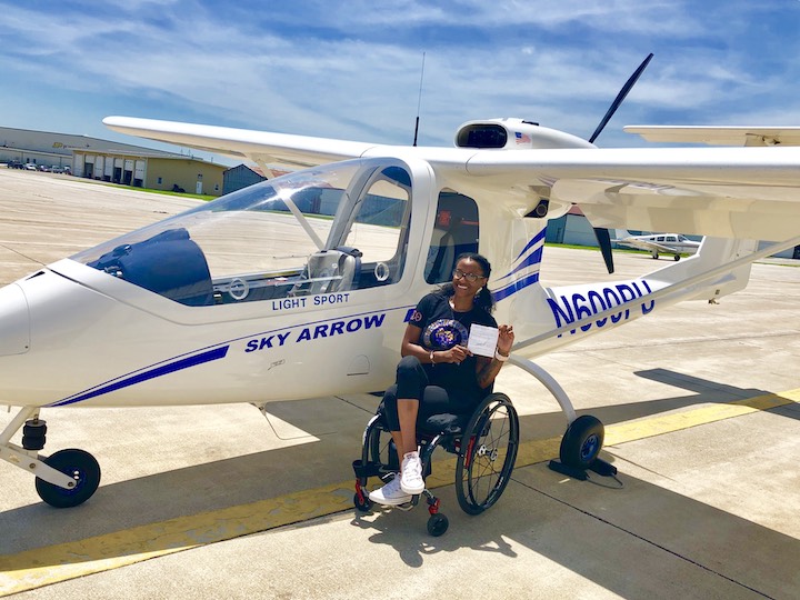 A Physical Disability Didn't Stop This Black Woman From Getting Her Pilot's License