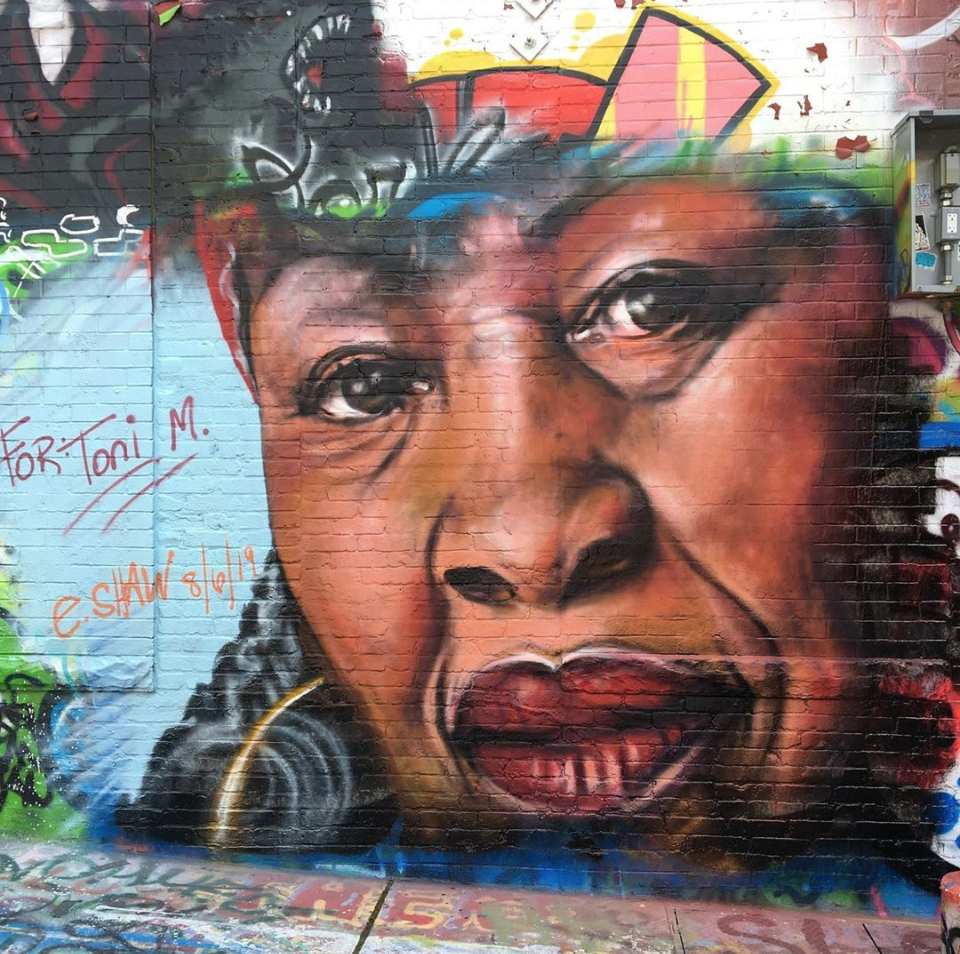 Baltimore Artist Paints Mural To Honor Late Novelist Toni Morrison