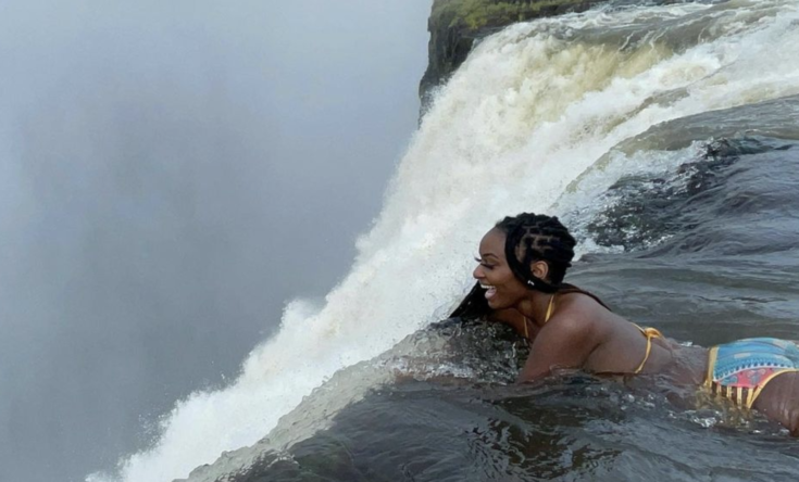 Get To Know Amairis, The Black Traveler Behind This Viral Video At Victoria Falls