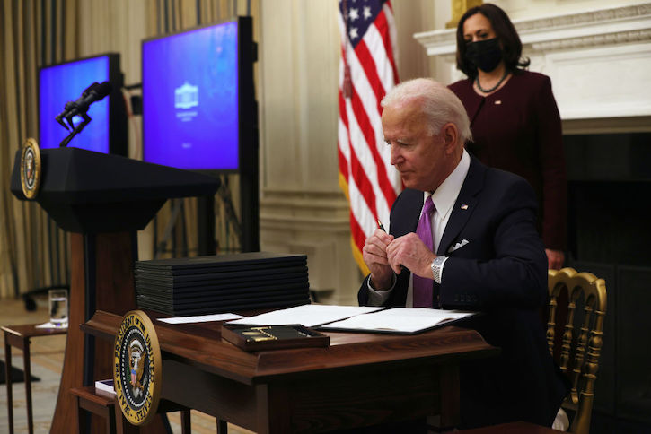 President Biden Signs Executive Order Ending Trump's "Muslim Travel Ban"