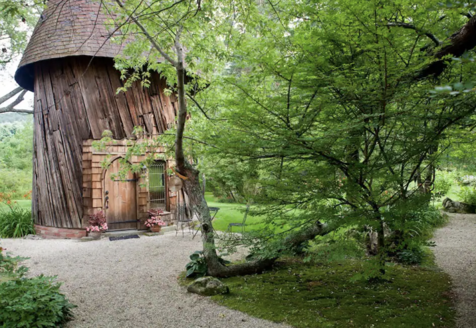 Enchanted Tiny Tower nestled in the Berkshires