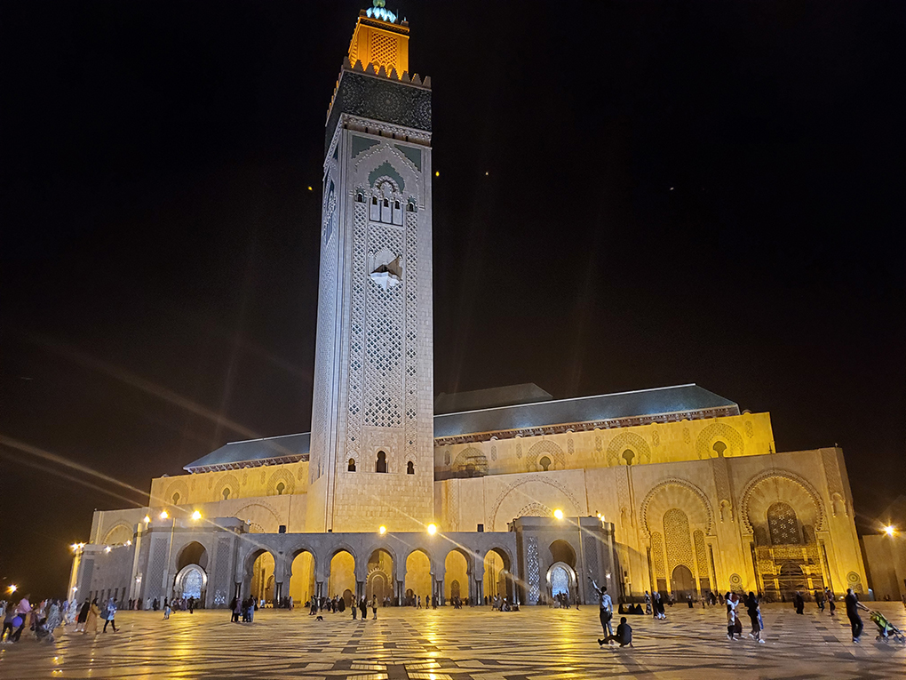 Hassan II Mosque in Casablancsa, Morocco.