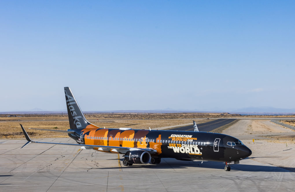 Alaska Airlines Unveils Plane With Quotes From Black Figures, Supports HBCUs