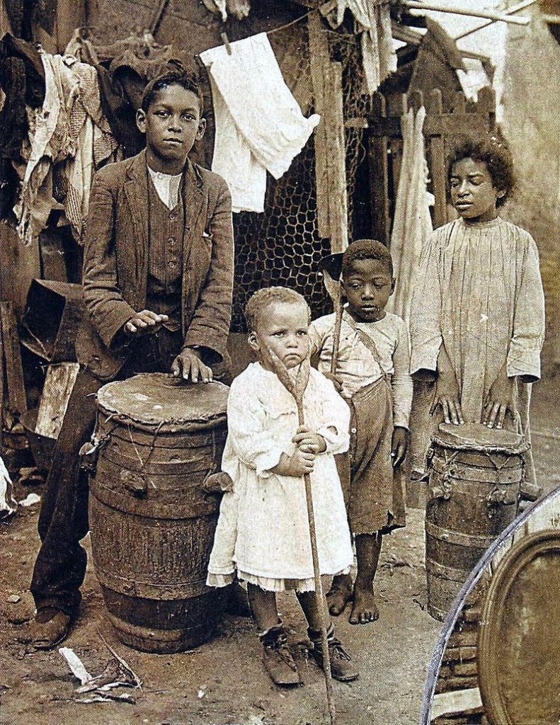 old portrait of children in Argentina