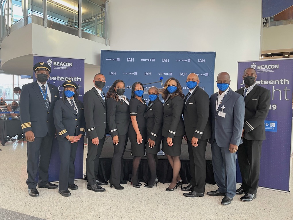 United Airlines Celebrated Juneteenth With An All-Black Flight Crew