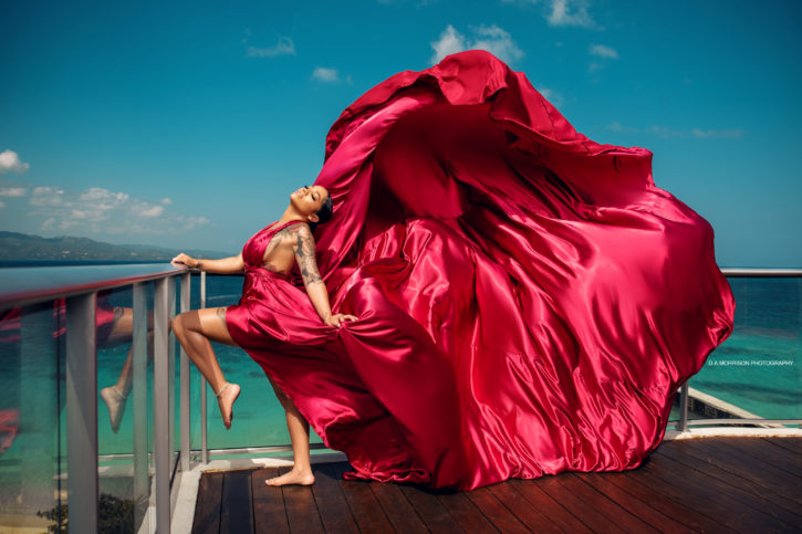 You Can Experience Flying Dress Photos In Jamaica, Thanks To This Black Woman
