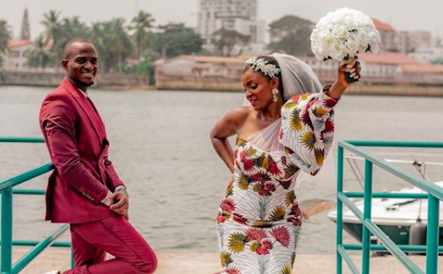 West African Ankara Bridal Gown Goes Viral In Nigeria