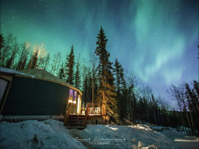 The Aurora Yurt in Alaska