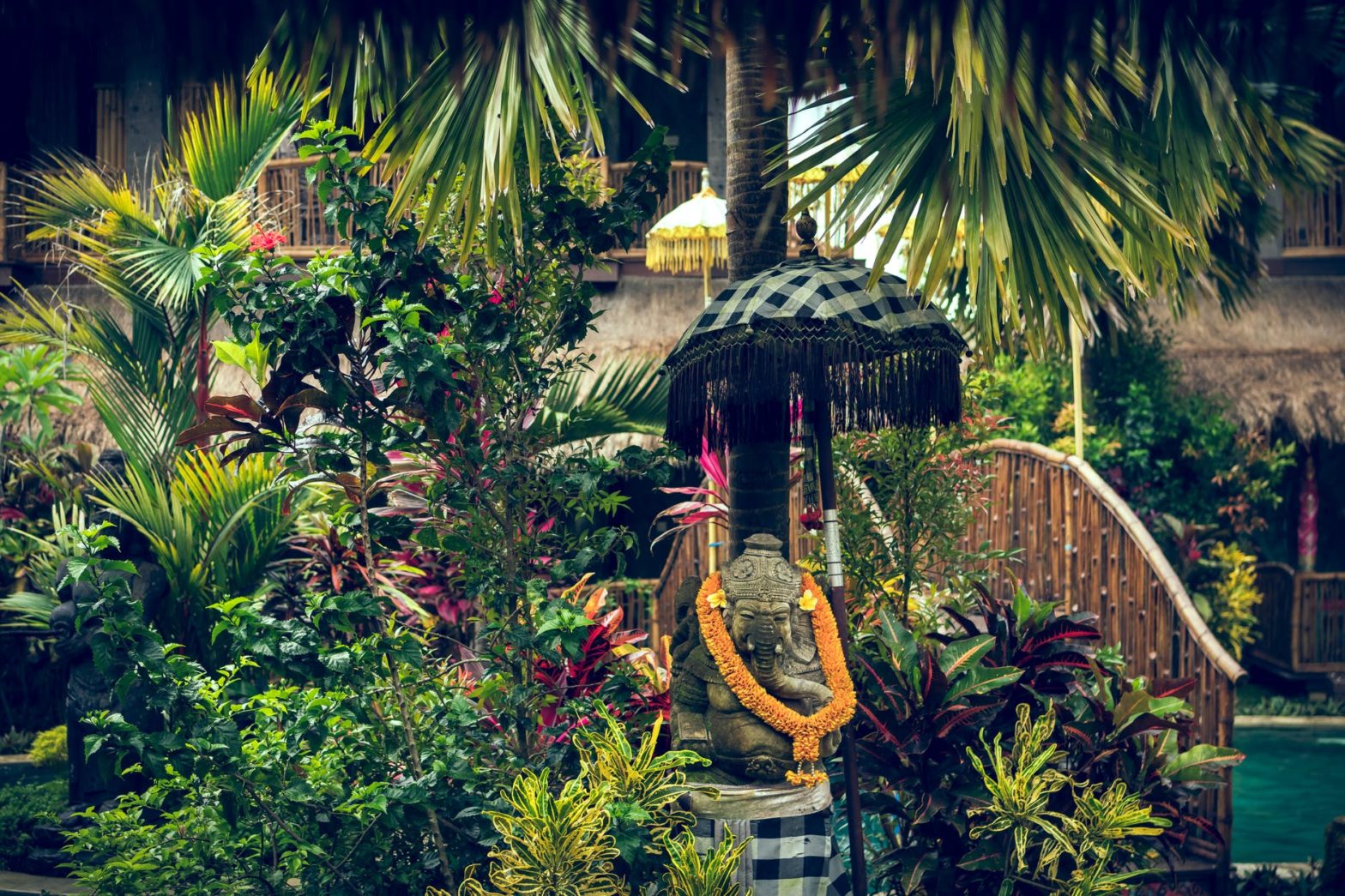 lush greenery in Bali - one of the best places to visit in April