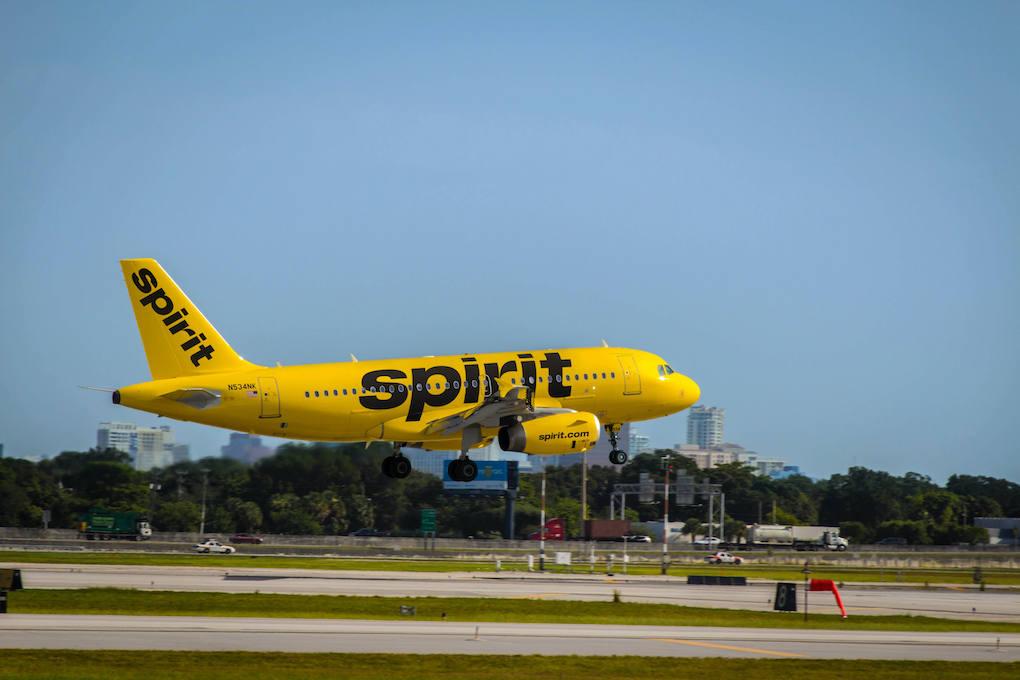 Spirit Airlines flight