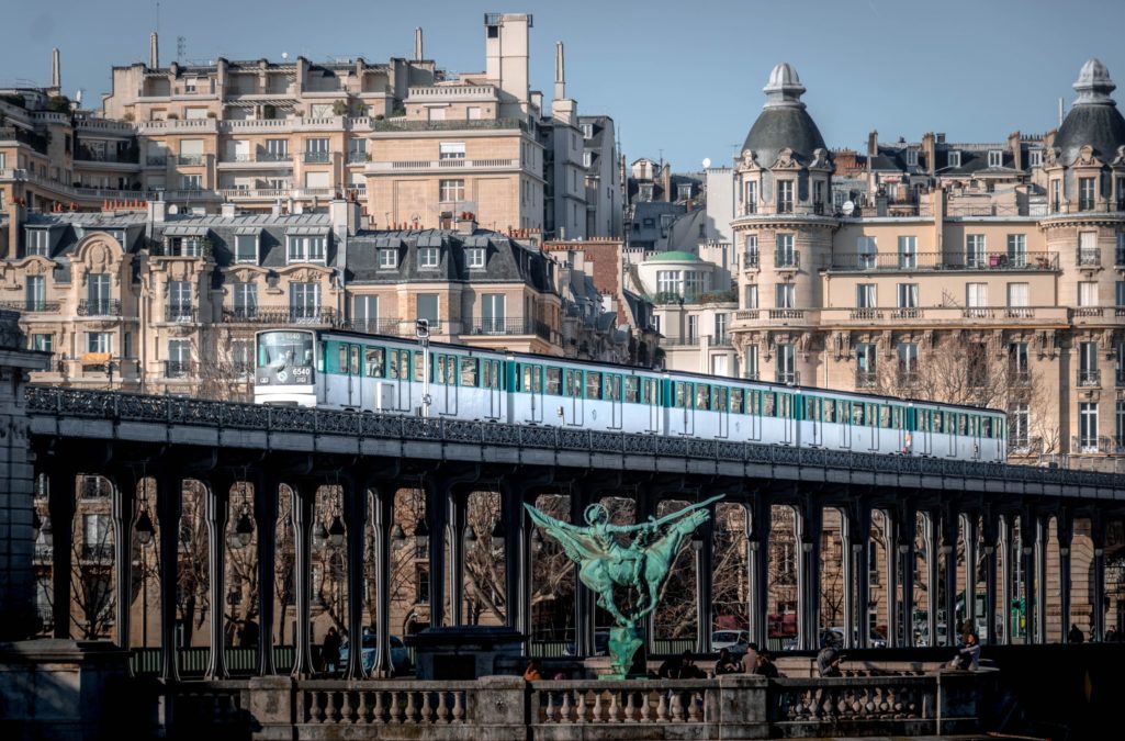 Train in Paris, France