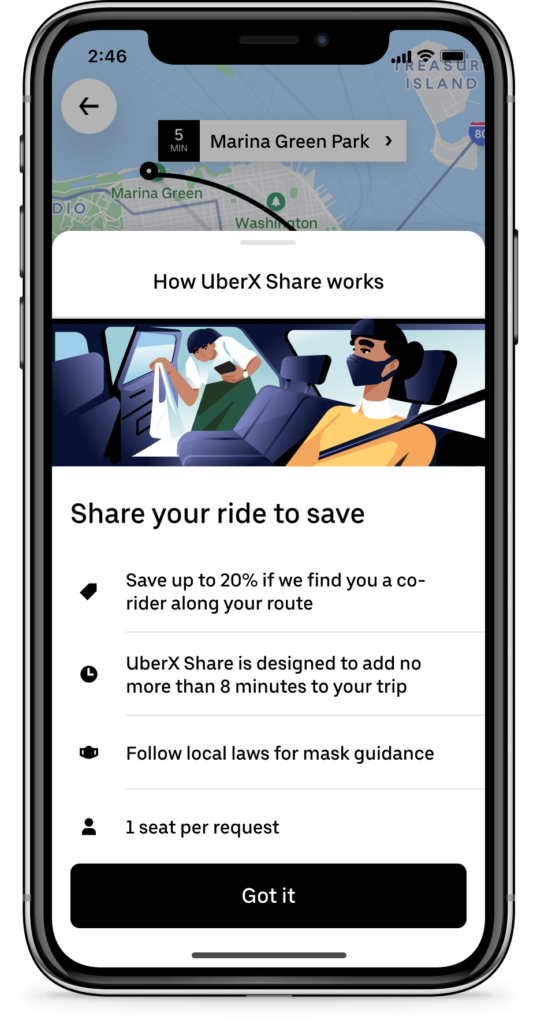 UberX Share
