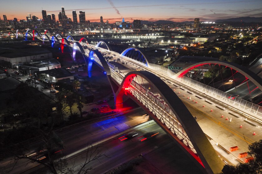 Renovated Sixth Street Viaduct Becomes Los Angeles' Newest Monument