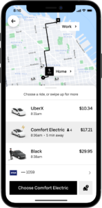 Uber Comfort Electric