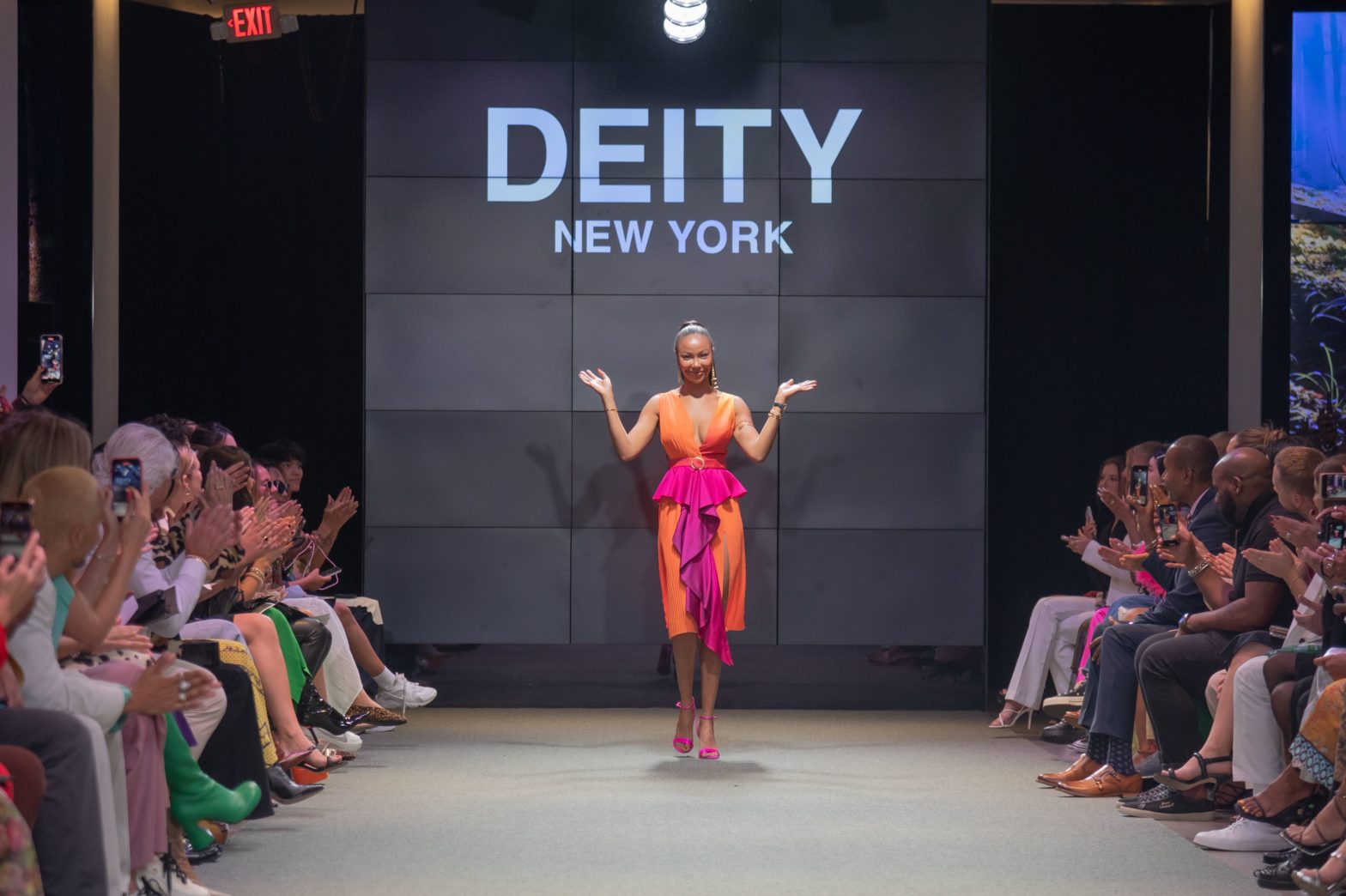 Designer Renee Bishop Of Deity New York, Is Inspired By Her Travels For Her SS23 Collection, Shown At NYFW