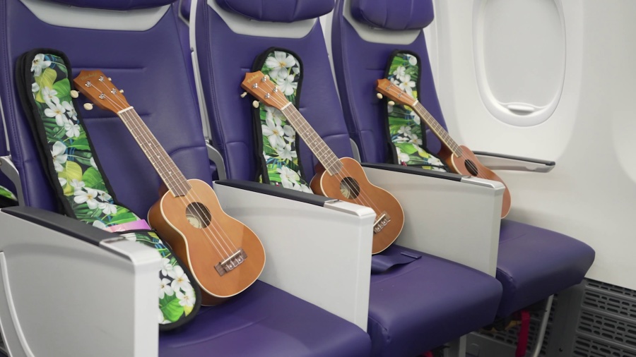 Guitar Center And Southwest Airlines Surprise Passengers With Free Ukulele Lessons While On A Flight To Honolulu