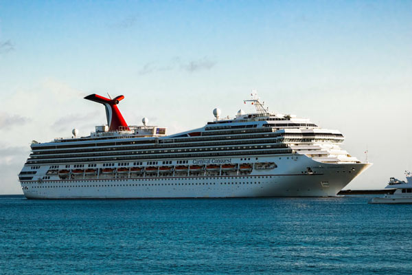 carnival cruise ship setting sail