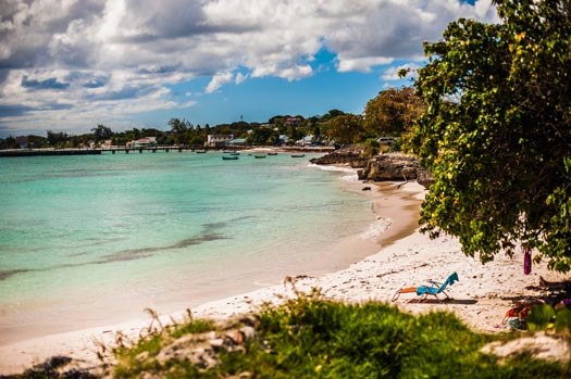 beach coastline in barbados - journey to expat living