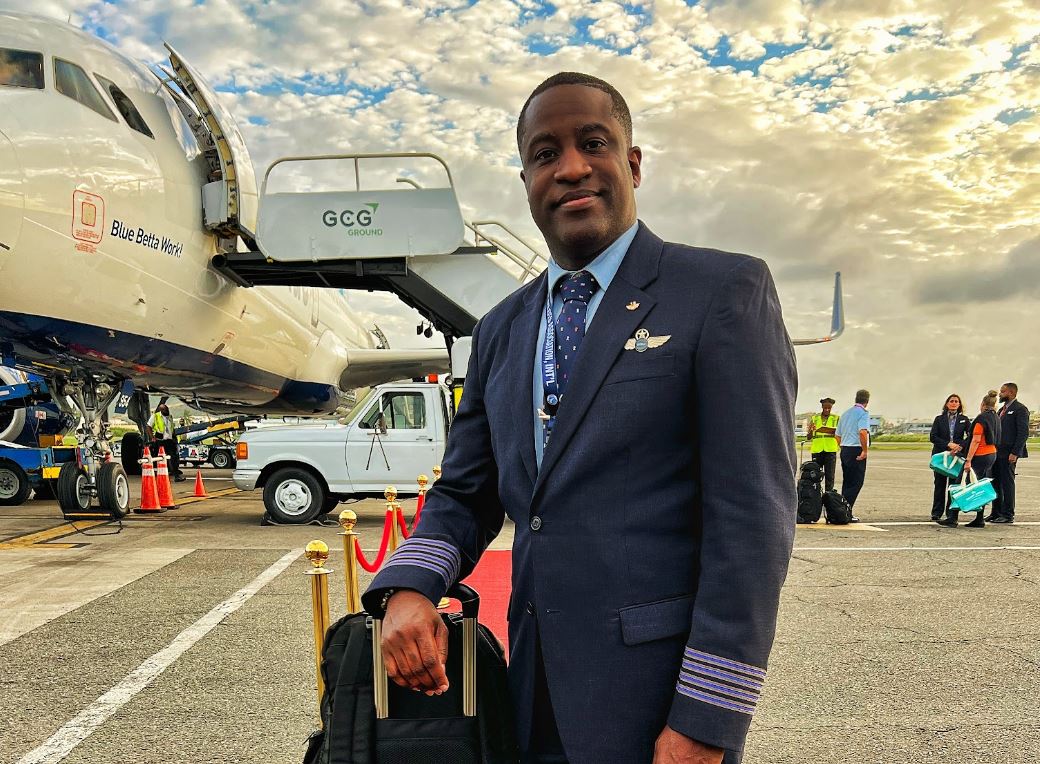 JetBlue Captain Neil Justin Honored In His Native St. Lucia This Month