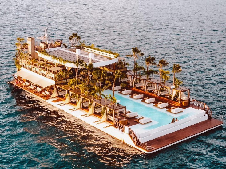 Yona Beach club floating party boat