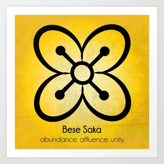 Bese Saka - Adinkra Art Poster Art Print
