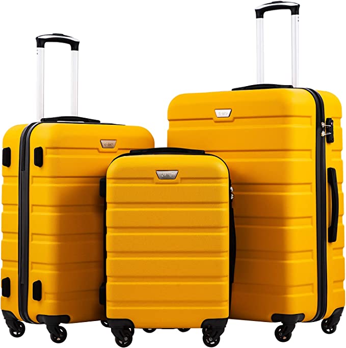 TN Hardside Luggage Picks - Coolife 3 piece set