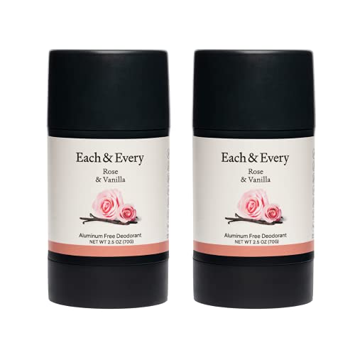 Each and Every 2-Pack Natural Aluminum-Free Deodorant for Sensitive Skin