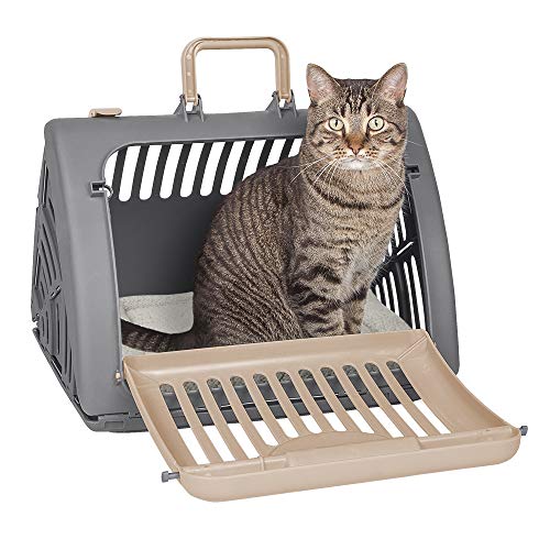 SPORT PET Designs Foldable Travel Cat Carrier With A Bed