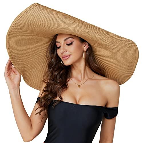 DECHISY Oversized Beach Straw Hat