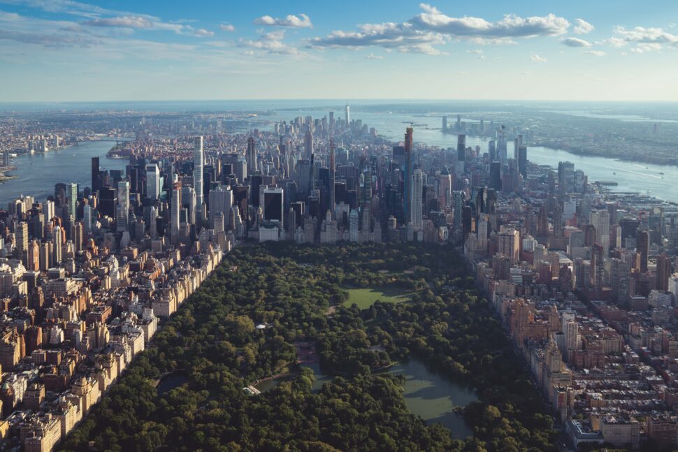 view of central park in New York City - one of the popular cities for marathon runners