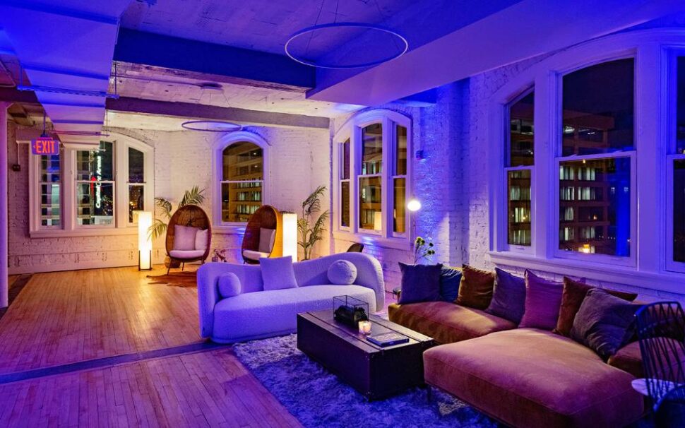 inside HQ DC at night, a new Black-owned private membership club in DC