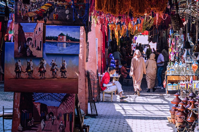 Marrakech - One of the most beautiful places in the world - market alley