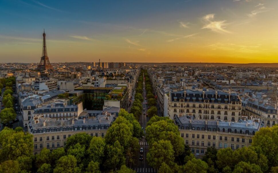 aerial view of Paris - How to Spend a Long Layover