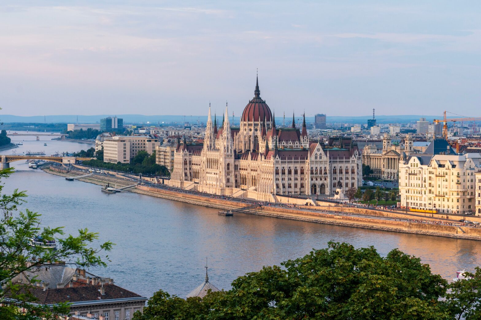 sky view of Budapest - one of the best destination for European Summer tours