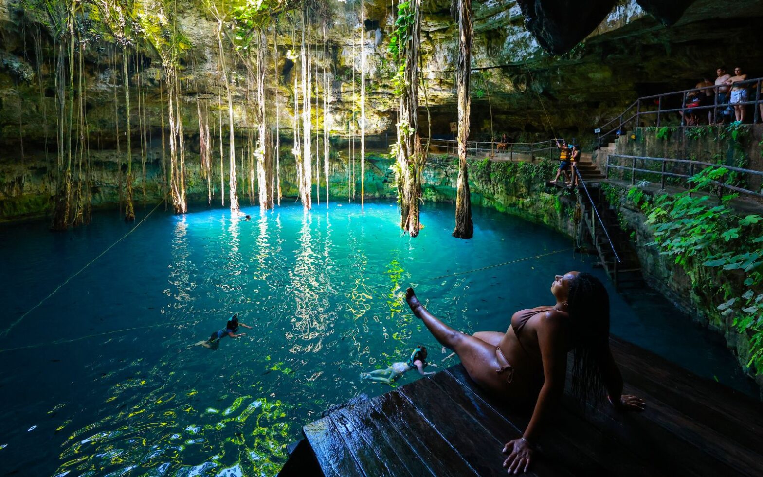 Take A Look Inside Cenote Azul