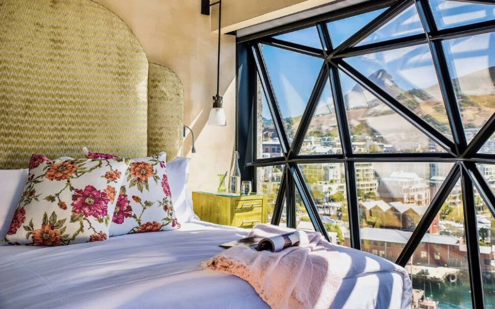 bedroom view of Silo Hotel in Cape Town - luxury vacation