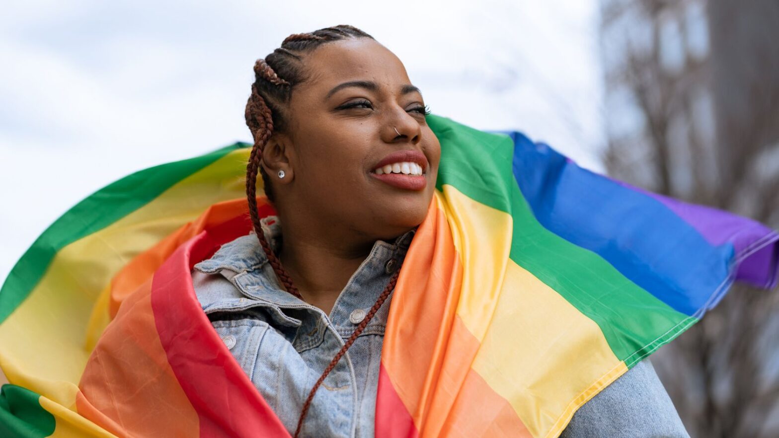 Black Woman at Pride New York