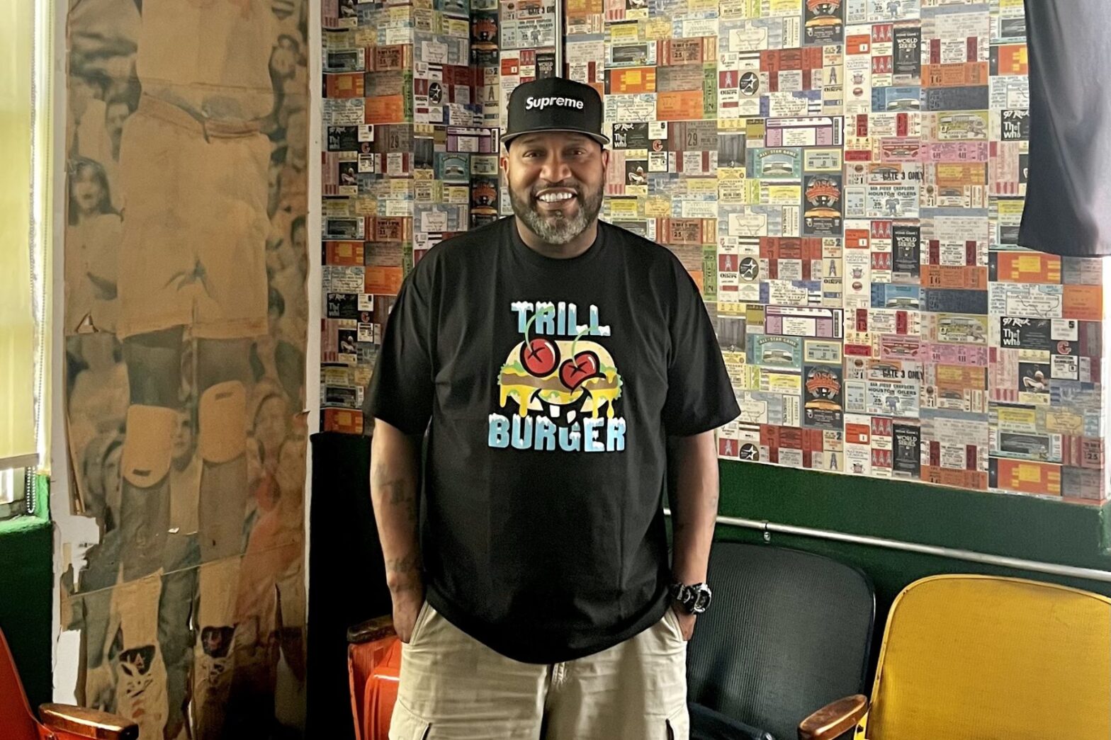 Bun B Inside Trill Burger Restaurant