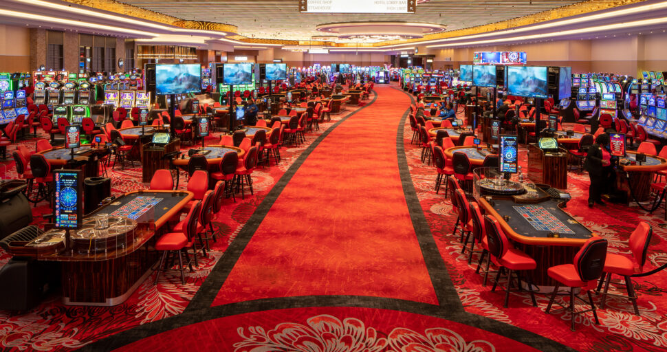 Southland Casino hotel casino area with tables